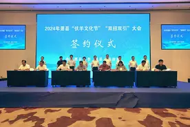 2024年萧县“伏羊文化节”集中签约8个项目 计划总投资208.2亿元图片