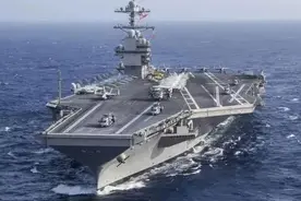 美军第三艘航母即将部署至以色列附近图片