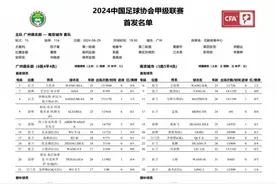 中甲-广州队vs南京城市首发：三外援对决双外援，凌杰战旧主图片