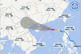 超强台风“摩羯”将正面袭击海南文昌图片