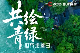 C视觉·海报特辑丨世界地球日 让我们“共绘青绿”图片