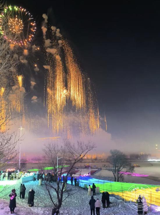 “长春式”浪漫：冰雪新天地烟花盛宴点亮春城