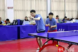 无锡高校第九届乒乓球比赛举行图片