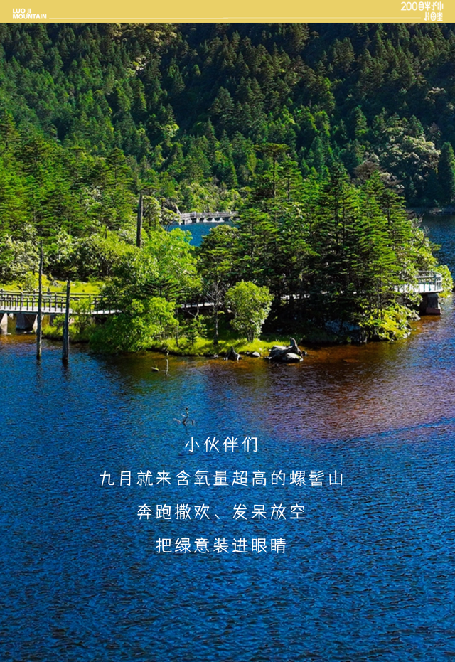景区福利 | 趁门票半价！来抓住螺髻山这抹绿