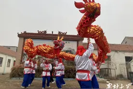 成立十余天，“黄河龙”舞龙队的邀约就排到了元宵节图片