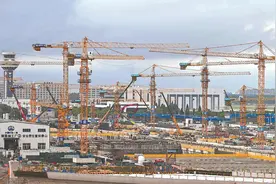 福州长乐国际机场二期扩建工程加紧施工图片