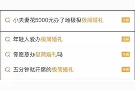 自己主持！只花5000元！现在的婚礼都进化成这样了？图片