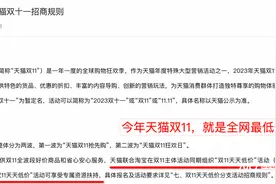 喊出“全网最低价”，天猫双11今年有何大不同？图片