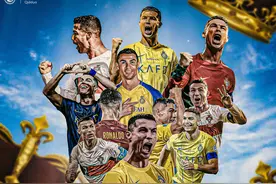 纪录追随GOAT🐐！利雅得胜利官推祝贺C罗获环球奖三项荣誉！图片