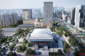 成都南一环将添新地标，将建成国内最高的室内攀岩峡谷图片