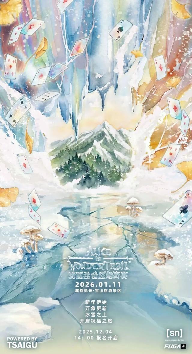 崭新冰雪缘，优惠享不停!山水龙门商家联盟2026爱丽丝仙径越野赛专属福利大放送!