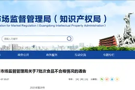 广东省市场监督管理局关于7批次食品不合格情况的通告2025年第28号图片