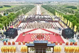 陕西白水：雨生百谷而祭仓颉图片