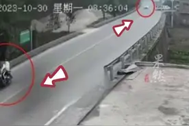 网传湖南桑植交警追车造成摩托车与客车相撞致2人死亡，当地镇政府回应图片