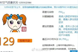 上海发布空气重污染黄色预警，启动Ⅲ级应急响应措施图片