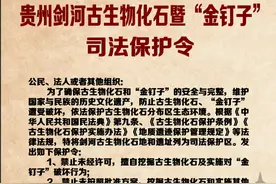 贵州剑河古生物化石暨“金钉子”司法保护基地正式成立图片