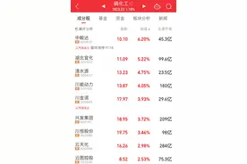八部门放大利好！磷化工概念股盘中大幅拉升，龙头股市盈率不到7倍，日线连阳11天（附名单）图片