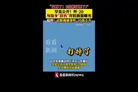 罕见公开！歼-20与隐身“敌机”对抗画面曝光图片