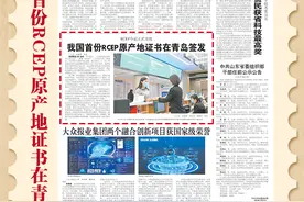 75年75件事·党报版面里的山东印记｜2022年：我国首份RCEP原产地证书在青岛签发图片