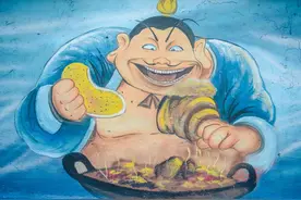 从银幕燃到街头！济南的哪吒墙绘有多少？图片