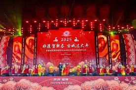 2025全国秧歌展演暨“陕北榆林过大年”活动启动图片