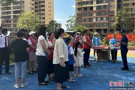 象州县消防救援大队深入高层小区开展消防安全培训图片