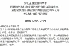 一次性7家银行，被吸收合并！图片
