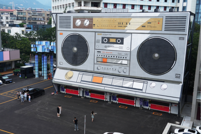 泰安这里的“巨型音响”你见过吗？智慧立体停车楼等你来打卡！