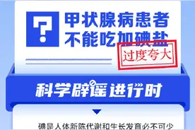 甲状腺病患者不能吃加碘盐？图片