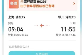 一度备降西安！上海至银川航班触地复飞终平安抵达目的地图片