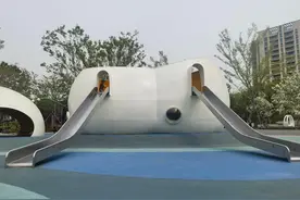 张村河生态公园美如画，片区内多楼盘聚集图片