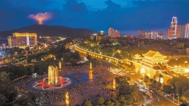 当光影邂逅城市之夜