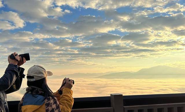 景迈山迎来“云海季” 冬季文旅全面升温