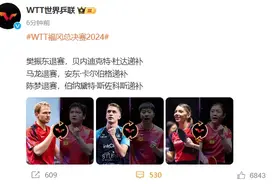 樊振东、马龙、陈梦退出总决赛，教练解释原因图片