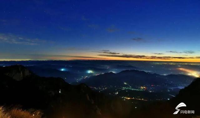 组图丨云海翻涌旭日熔金 泰山冬日美景太出圈了