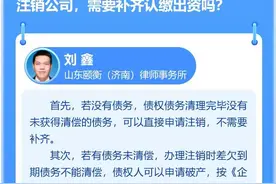 闪电律解·每周精选问答㉑丨注销公司需要补齐认缴出资吗？闪电律师团在线答疑图片