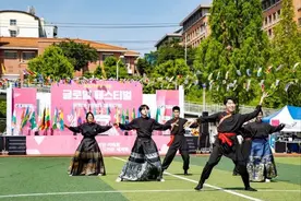 湖南女子学院：最炫民族舞架起中韩人文交流的桥梁图片