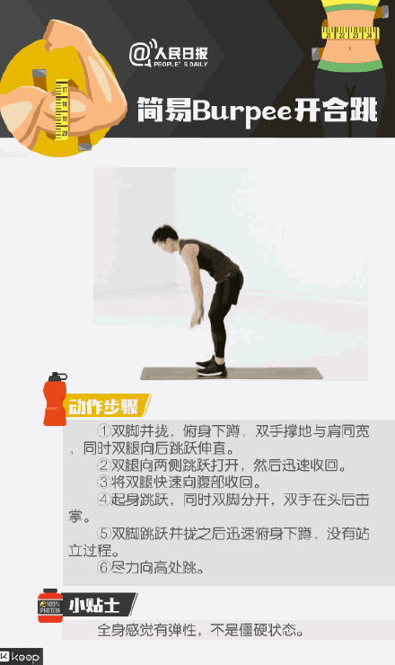 超实用！波比跳的9种健身方式