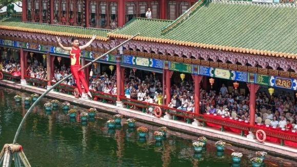 非遗与全运激情碰撞！第八届番禺水色旅游文化节在宝墨园开幕