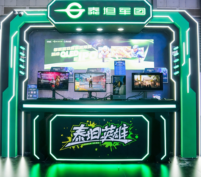 泰坦军团亮相2025 ChinaJoy，携三星显示、Intel联合展示电竞显示技术与产品