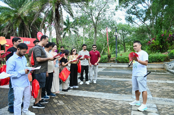 “定向中国红 打卡魅力琼中”湿地公园定向挑战赛活动开启