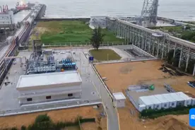 东方八所港新港区北堤现状石化码头油气回收设施改造工程完成交工验收图片