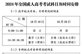 济宁市2024年全国成人高考共设5个考区17个考点图片