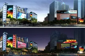 裸眼3D、机械伸缩LED屏，广州天河路将打造“全球地标媒体路”图片