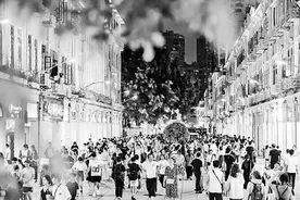 厦门中山路：灯光常璀璨 烟火气升腾图片