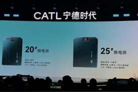 宁德时代发布20和25号巧克力换电块 十款合作车型将于明年起陆续上市图片