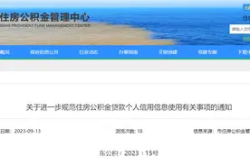 山东省东营市住房公积金管理中心：个人信用报告中出现6种情形之一不予贷款图片