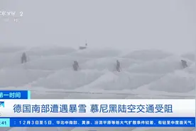 遭遇暴雪大量旅客滞留 德国慕尼黑等地交通大面积瘫痪图片