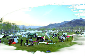 暖风吹热露营潮 近郊游里觅春光 石家庄市民家门口感受“诗和远方”图片