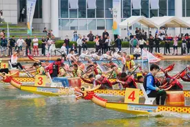 全国首个龙舟“村超”在温州激情开赛图片